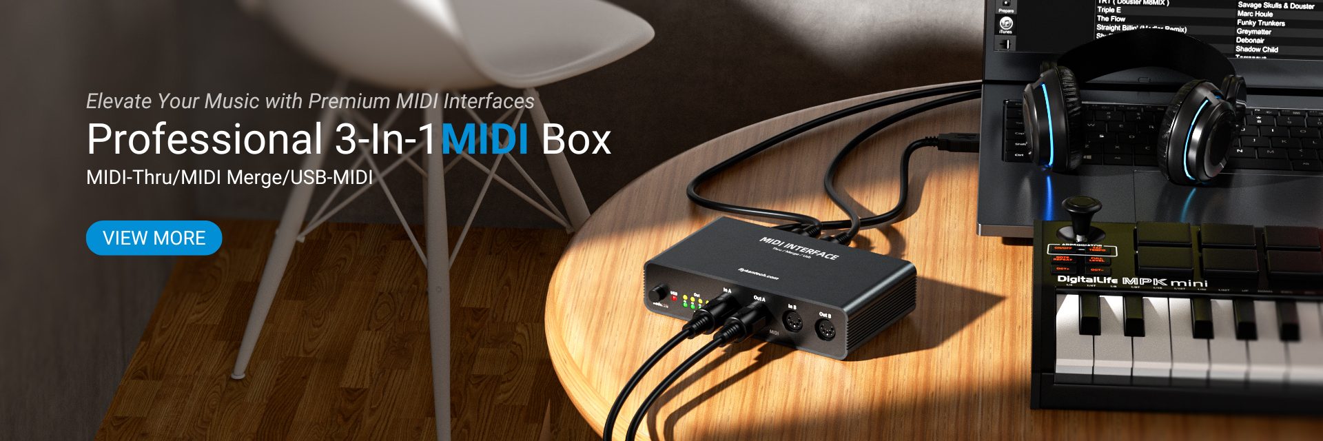 USB MIDI interfaces