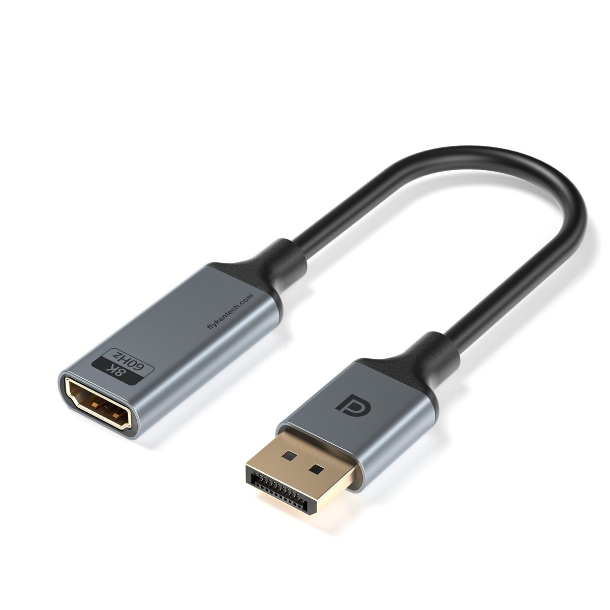 DP2HD860-M1 8K DisplayPort to HDMI Converter (M/F, Metal)