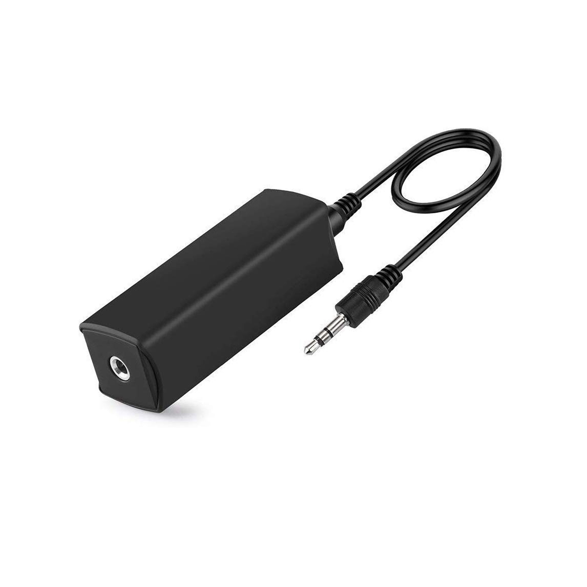 GI35-A 3.5mm ground loop noise isolator for car speakers, PC and home stereo - eliminates buzzing and hum from Bluetooth receivers and hands-free car kits
