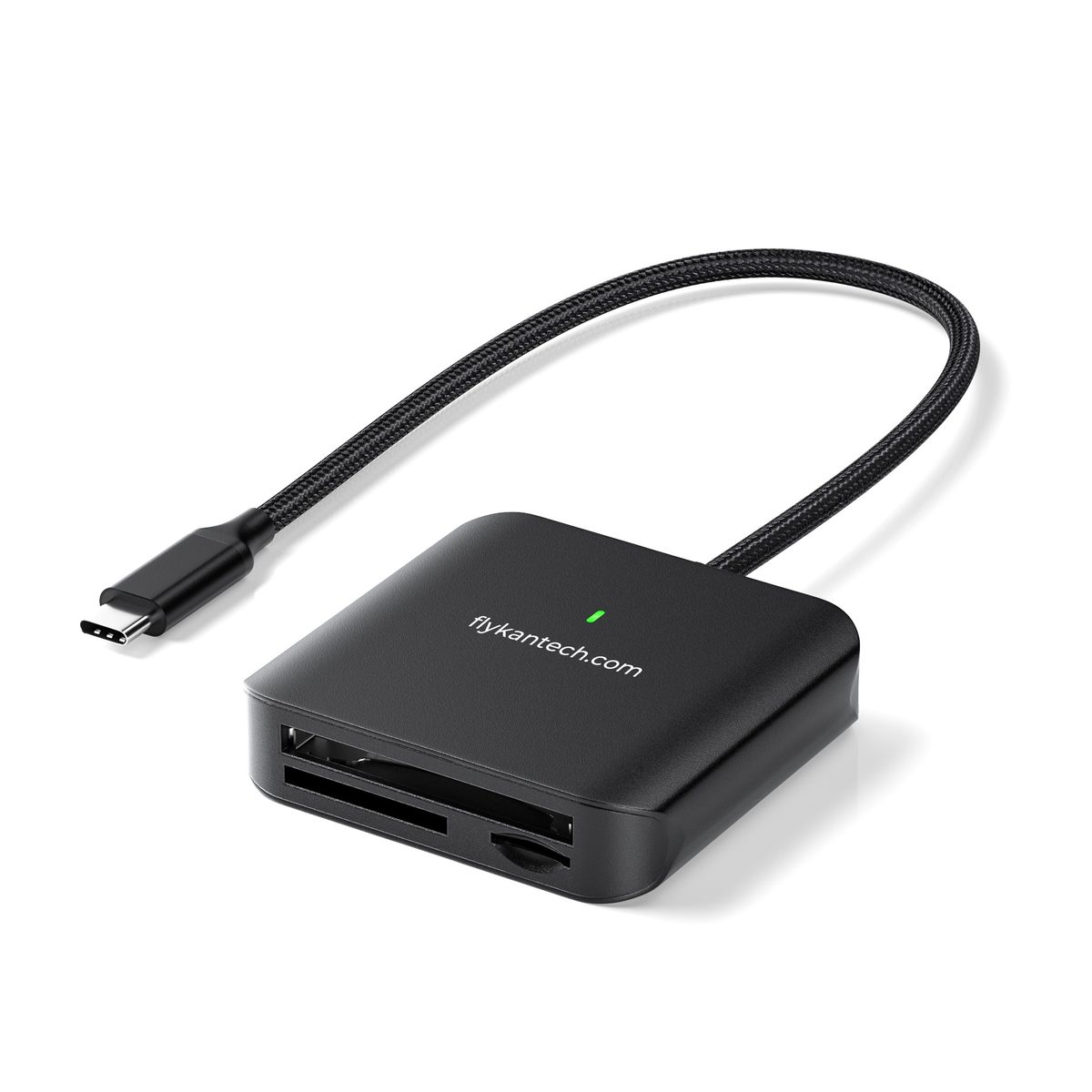 HB080 | 3-in-1 USB-C Card Reader (SD4.0/microSD4.0, CF-I)