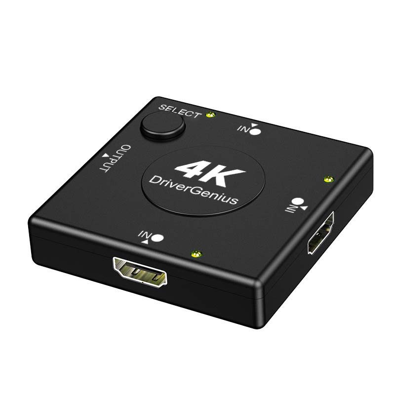 HDSW3-43P1 3-Port HDMI Manual Switcher (Plastic)