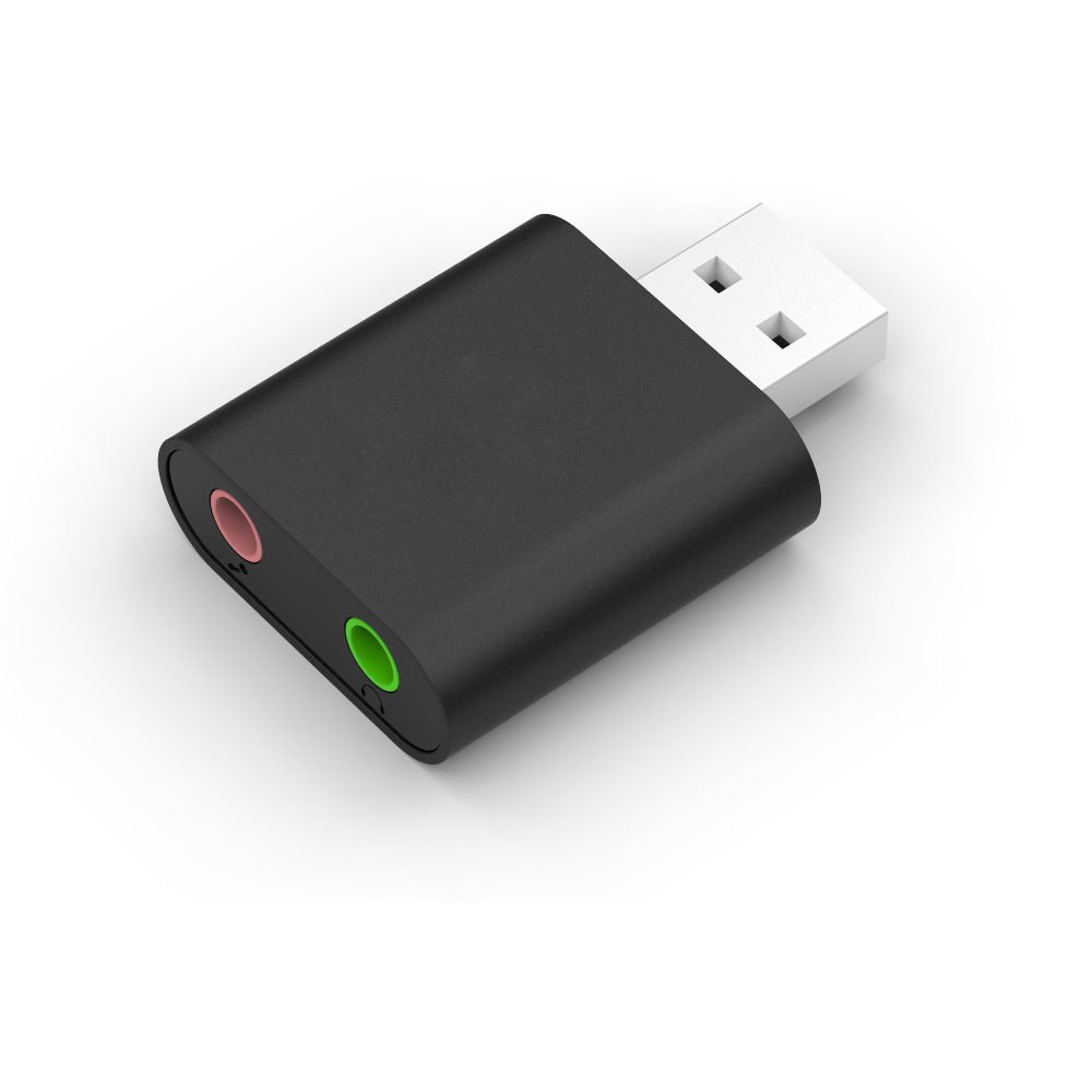 KF-S100C | USB Audio Adapter with 3.5mm Speaker-Headphone (TRS)
