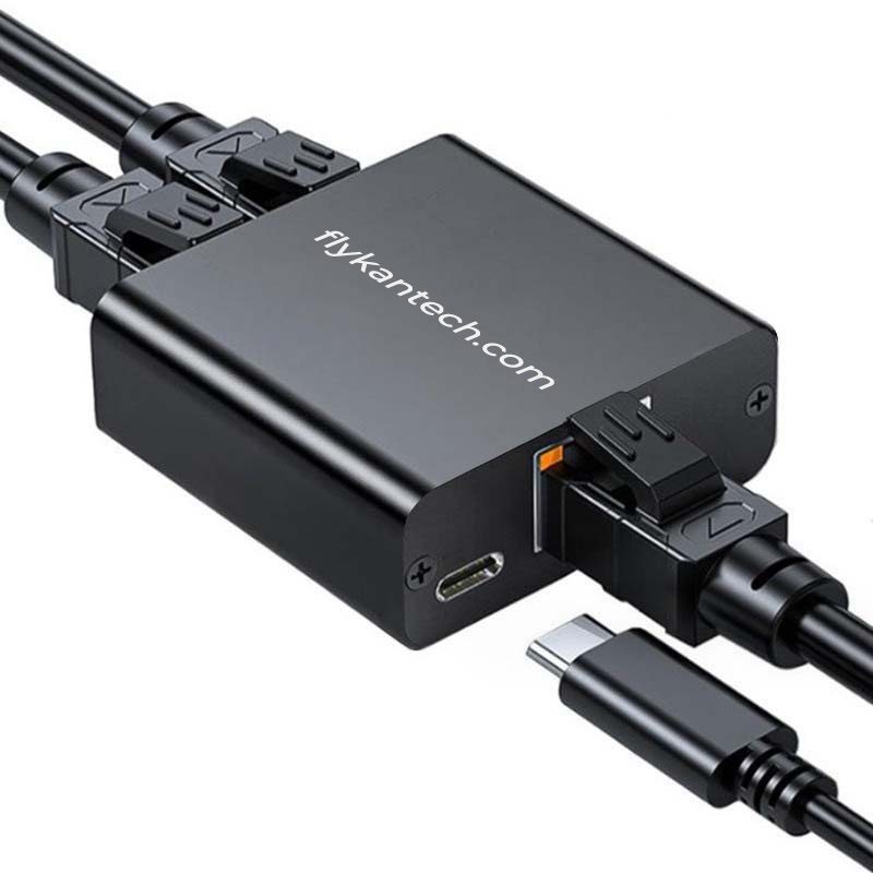 NT-SPW3-1000-M1 1-In/2-Out Gigabit Ethernet Splitter/Hub