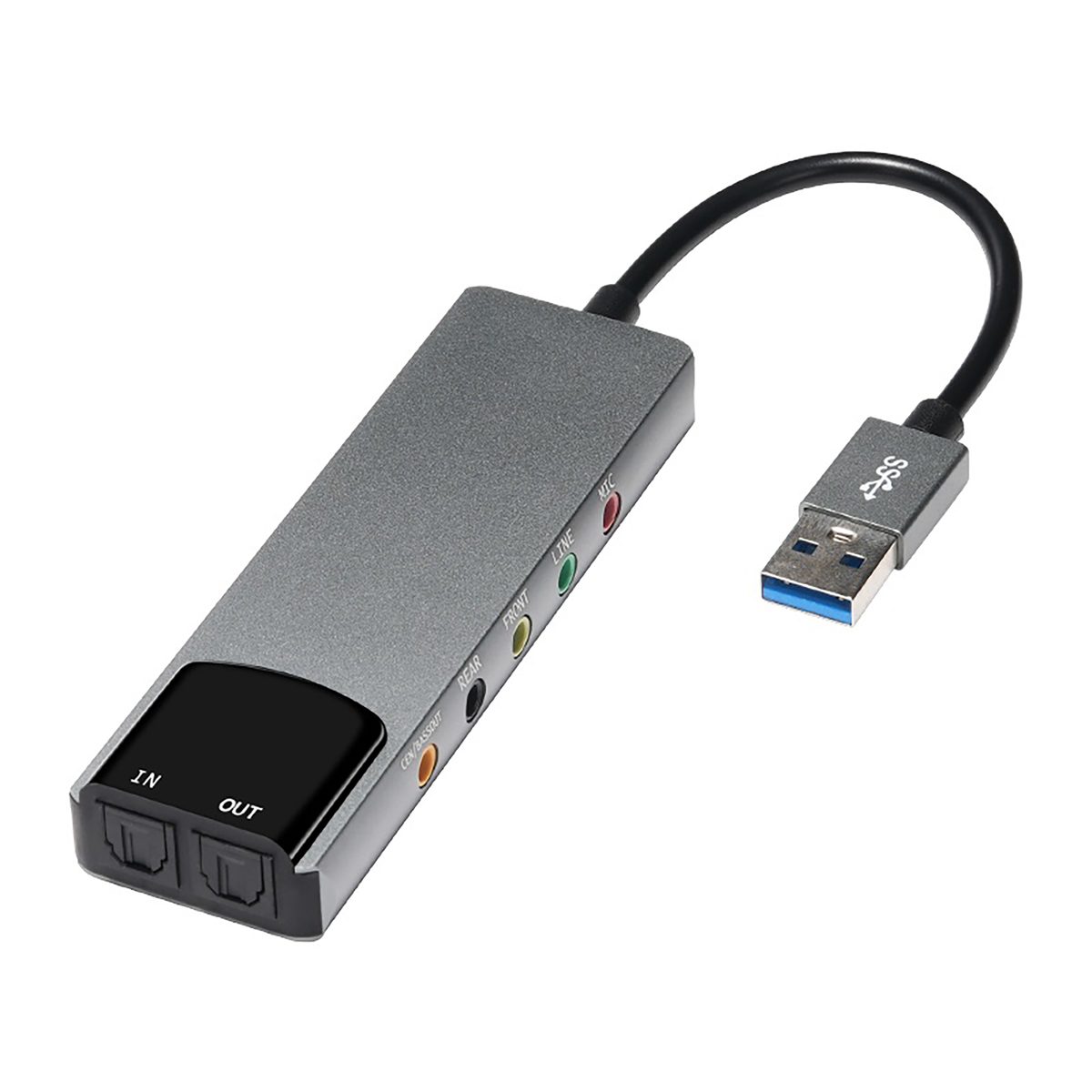 U2AUDIO5-1M | 5.1 USB Audio Adapter External Sound Card