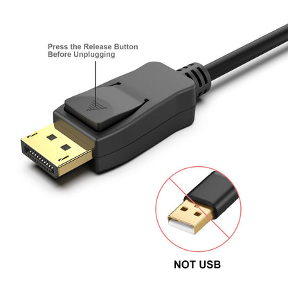 DisplayPort 1.2 Cable for Monitor - DP Video/Display Cord