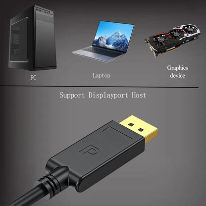 DisplayPort to DVI-D Cable