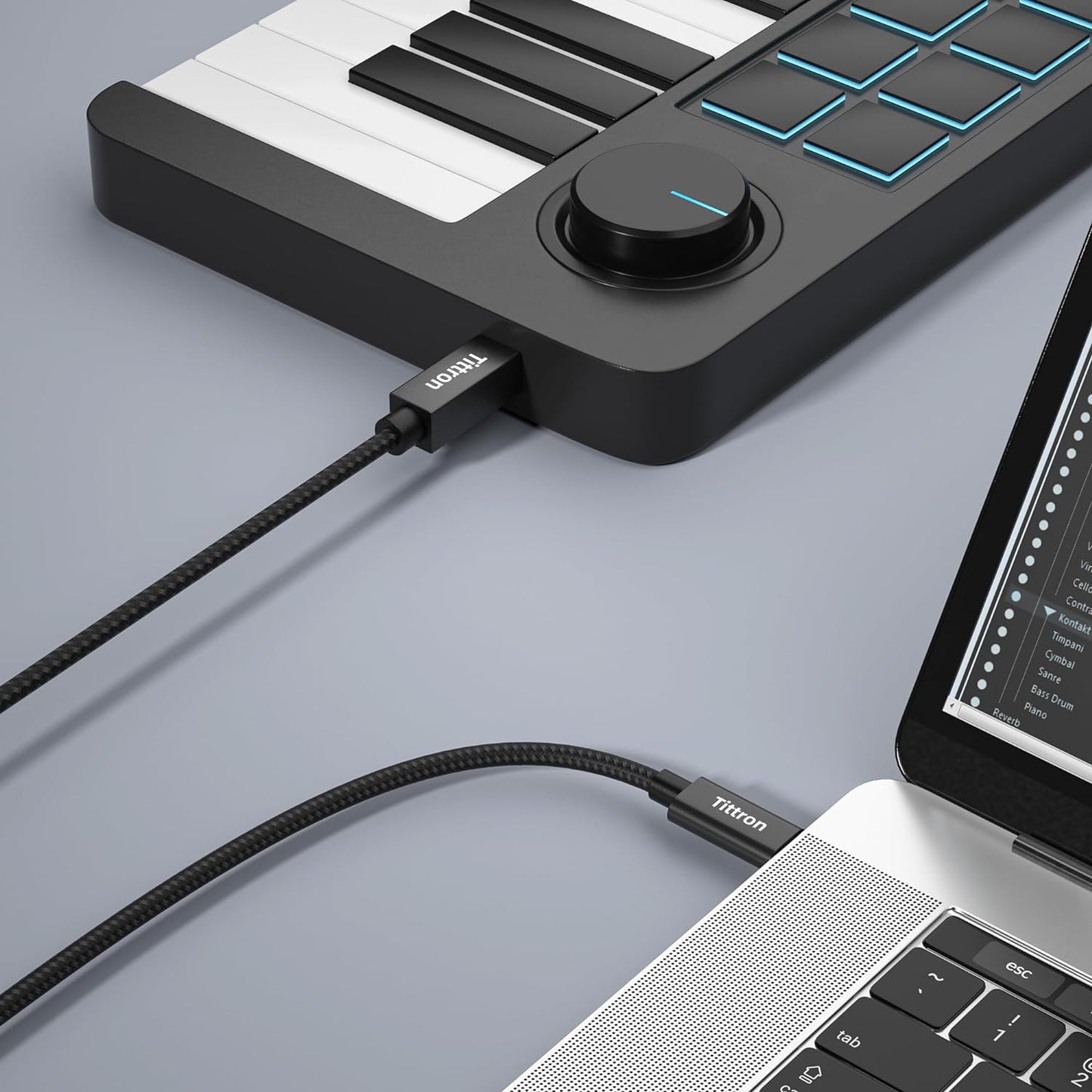 MIDI-CB200 | USB-C to B MIDI Interface Cable