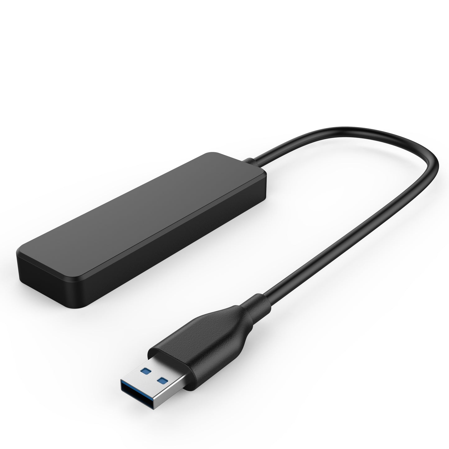 4 Port-SuperSpeed Mini USB 3.0 Hub - 5Gbps - Black